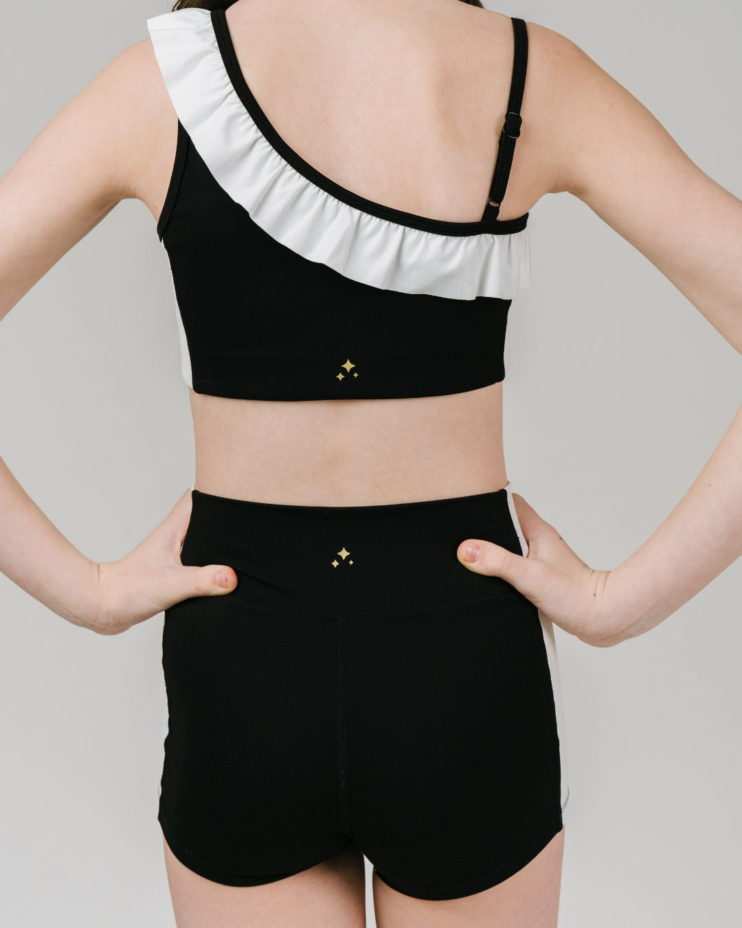 Black + White Stand Out Shorts 1.0