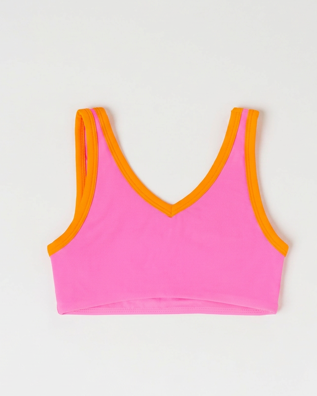 Sunset Pink Own It V-Neck