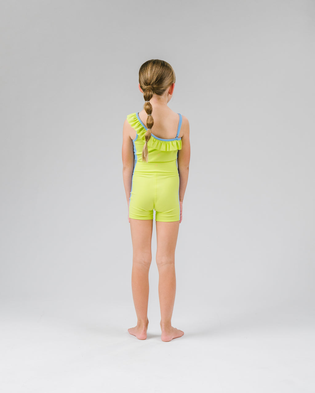 Lime Twist Stand Out Ruffle Crop