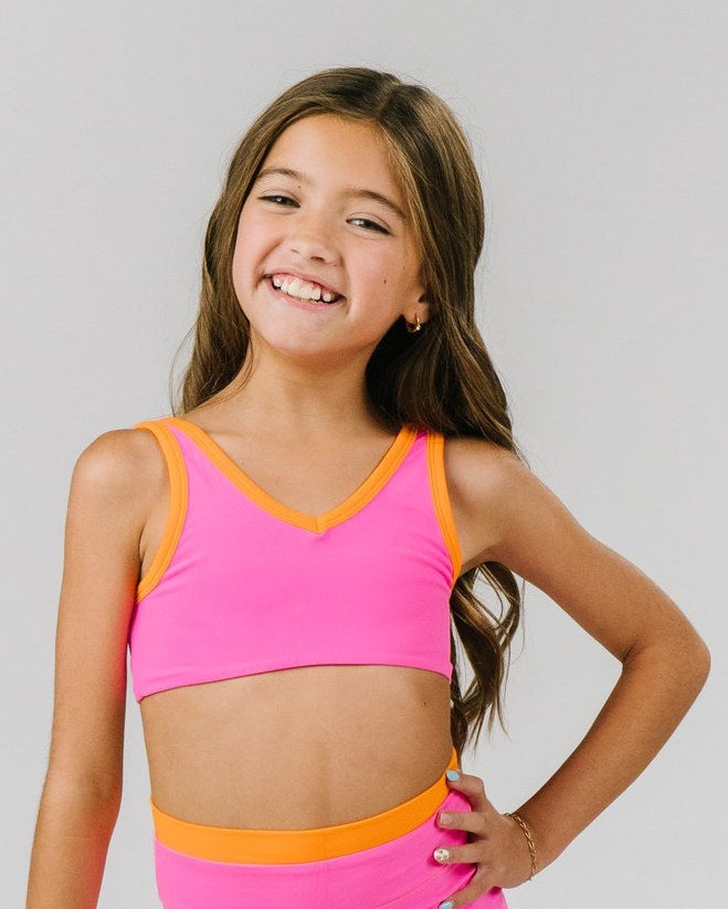 Sunset Pink Own It V-Neck
