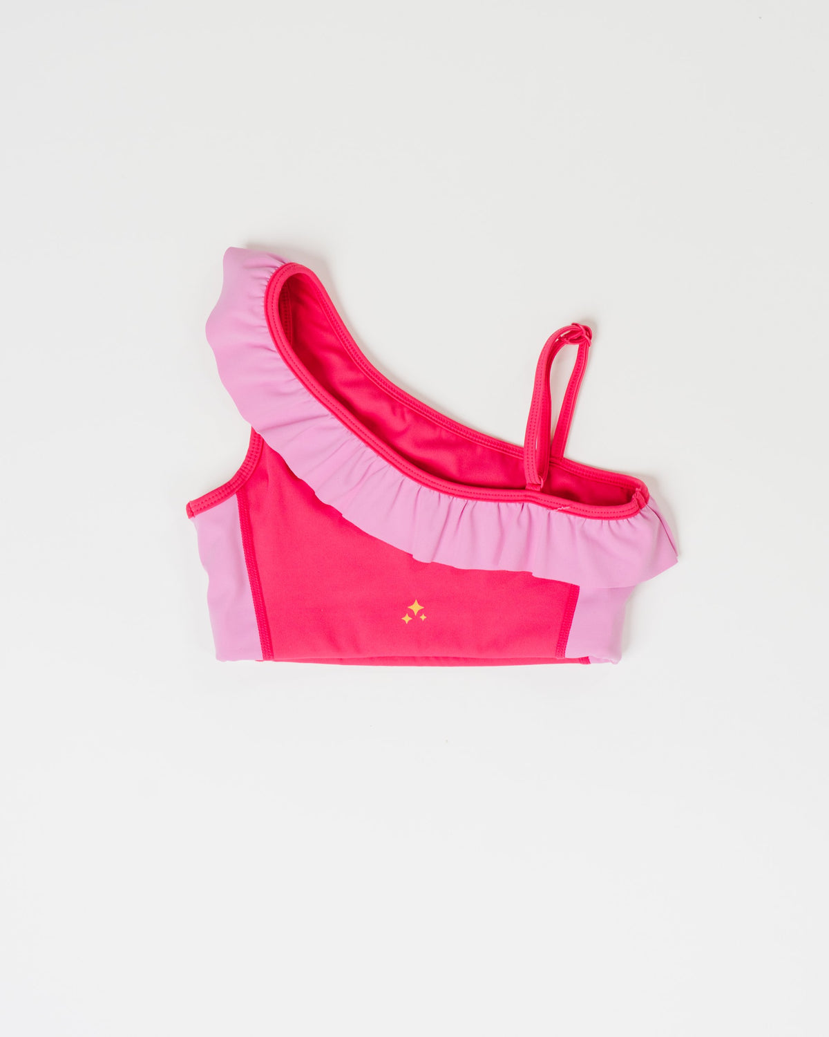 Pink Pulse Stand Out Ruffle Crop