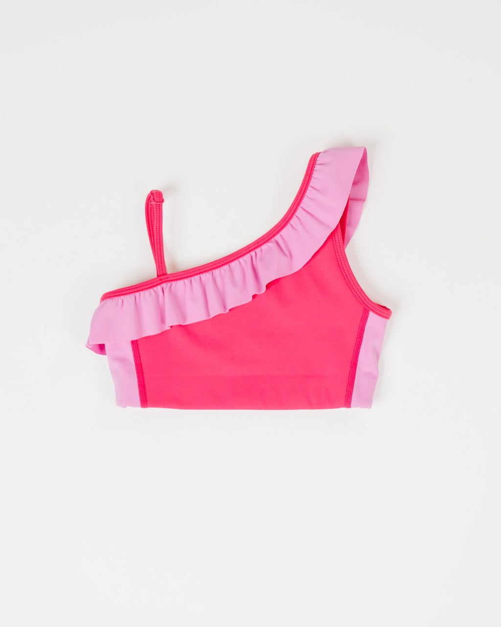 Pink Pulse Stand Out Ruffle Crop